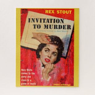 Puzzle Invitation au meurtre dans les années 1950