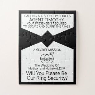 Puzzle Invitation du casse-tête du porteur d'anneau