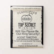 Invitation du casse-tête du porteur d'anneau