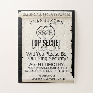 Puzzle Invitation du casse-tête du porteur d'anneau