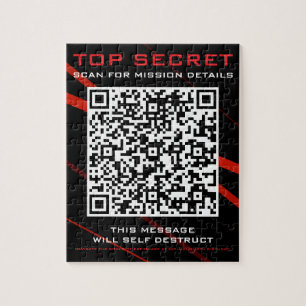 Puzzle Invitation Spy Party