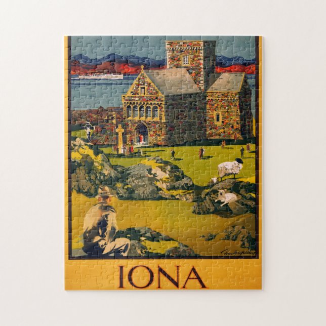 Puzzle Iona - Voir cette Écosse par les vapeur de MacBray (Vertical)