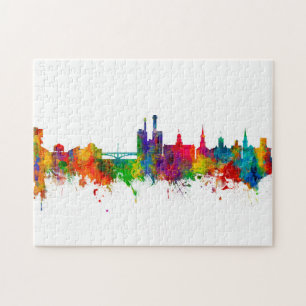 Puzzle Iowa City Iowa Skyline