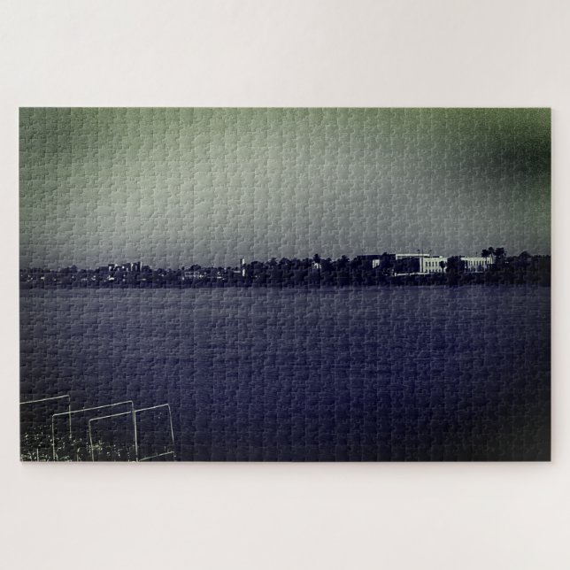 Puzzle Irak vintage Bagdad rivière forat (Horizontal)