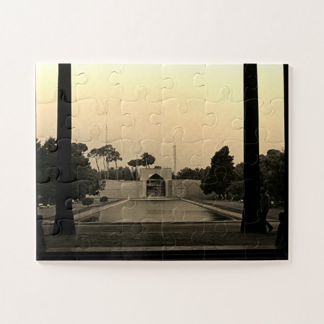 Puzzle Iran Ispahan palais chehel sotun 1970 (Horizontal)