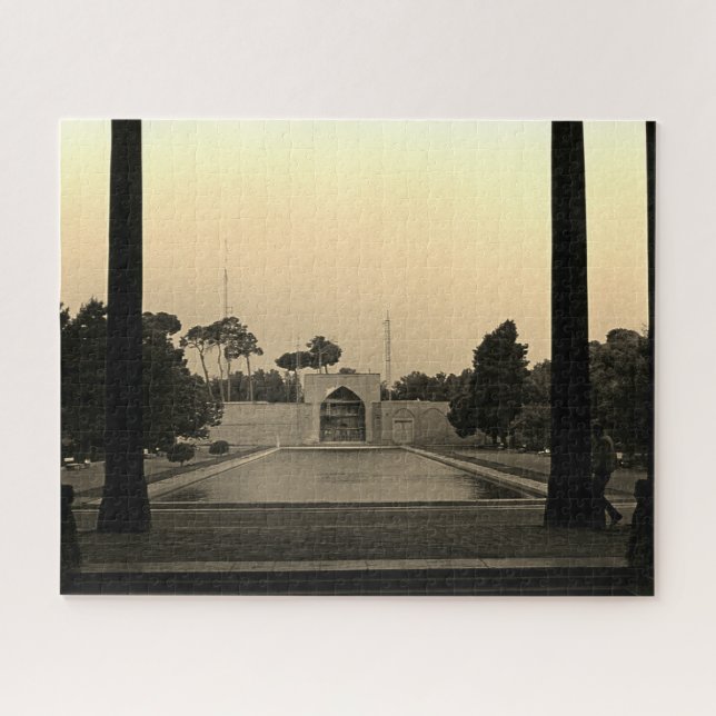 Puzzle Iran Ispahan palais chehel sotun 1970 (Horizontal)