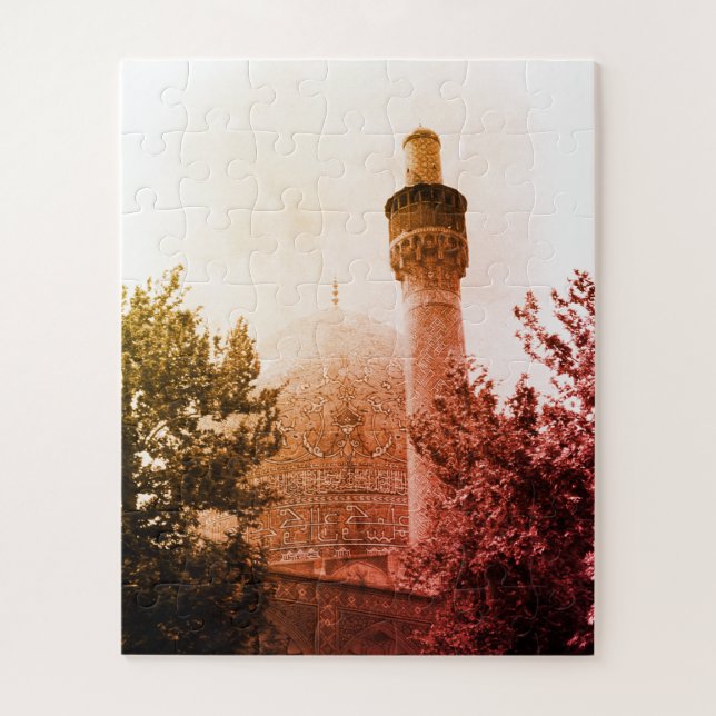 Puzzle Iran vintage mosquée royale d'Ispahan (Vertical)