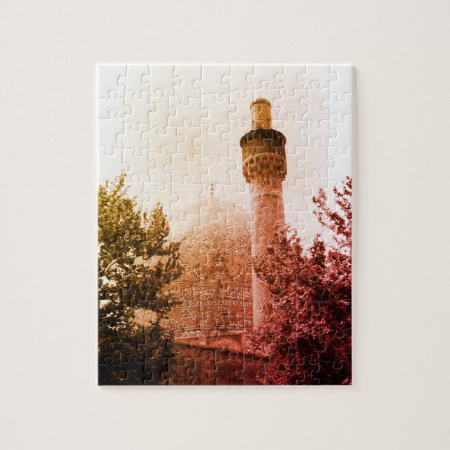 Puzzle Iran vintage mosquée royale d'Ispahan (Vertical)