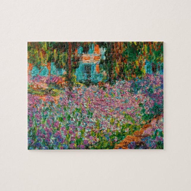 Puzzle Iris Jardin Monet Giverny fleurs (Horizontal)