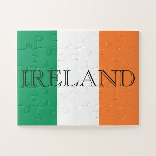 Puzzle Irish Flag Irlande 11x14 30pc jpcn (Horizontal)