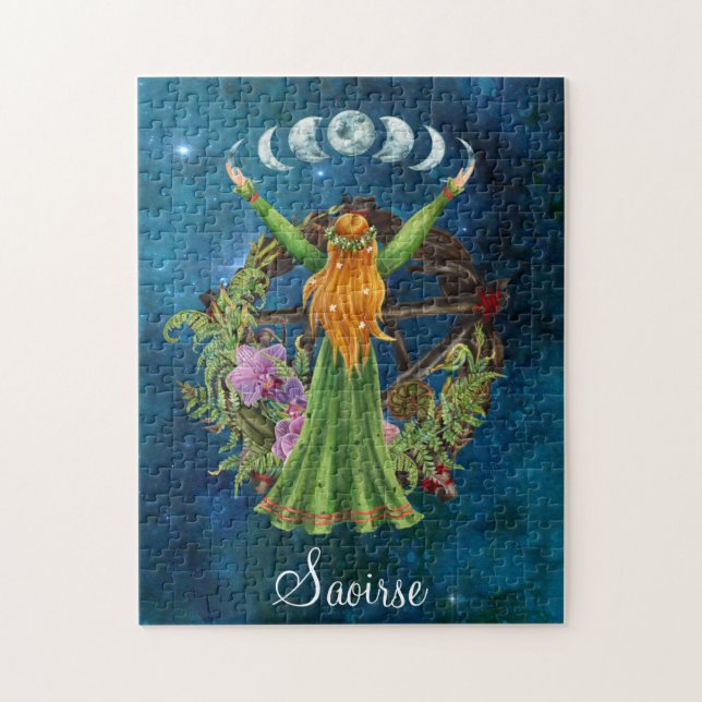 Puzzle Irish Moon Goddess (Vertical)