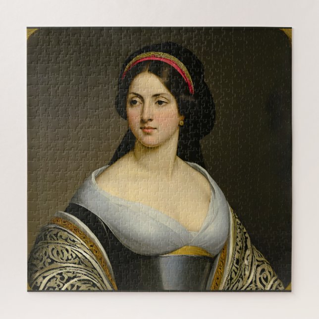 Puzzle "Isabella Marie Rousseau" Portrait de femme (Vertical)