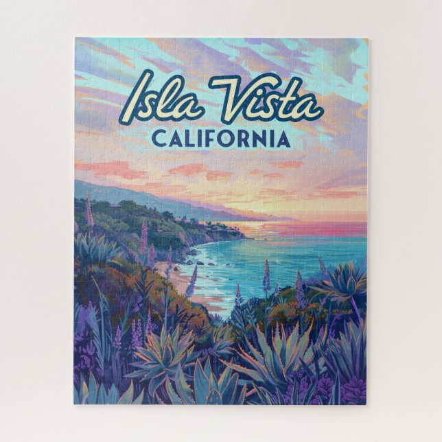 Puzzle Isla Vista Californie Père Noël Barbara Goleta Col (Vertical)