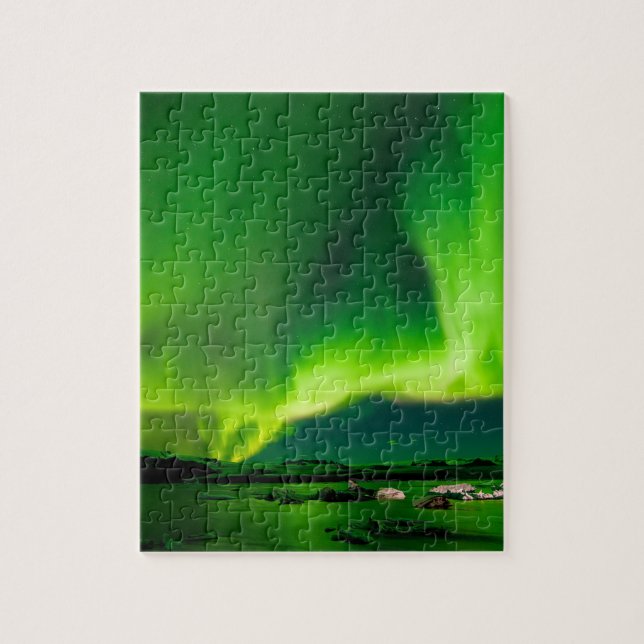 Puzzle Islande Aurores Boréales (Vertical)