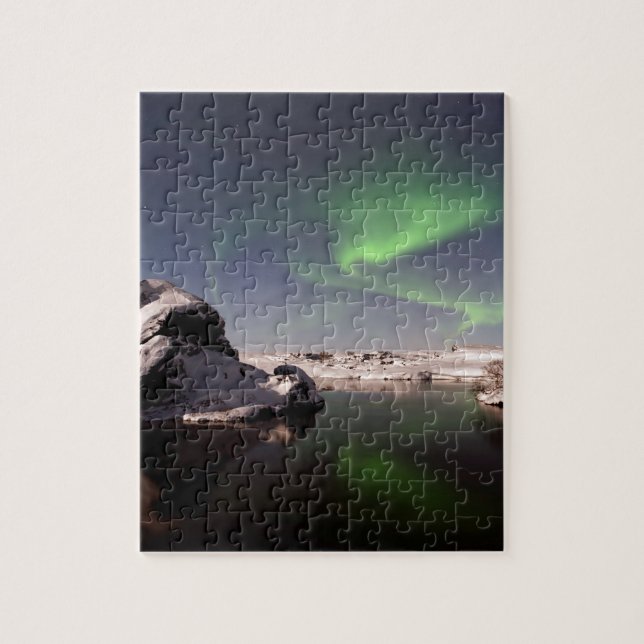 Puzzle Islande en hiver (Vertical)