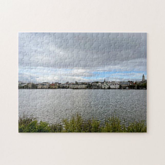 Puzzle Islande Reykjavik Europe Tjornin Pond Paysage (Horizontal)