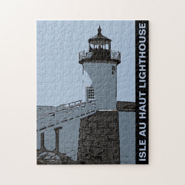 PUZZLE ISLE AU HAUT LIGHTHOUSE (Vertical)