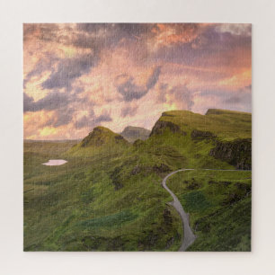 Puzzle Isle of Sky Sunset Scotland Carré Photo