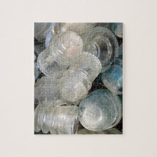 Puzzle Isolateurs en verre vintage