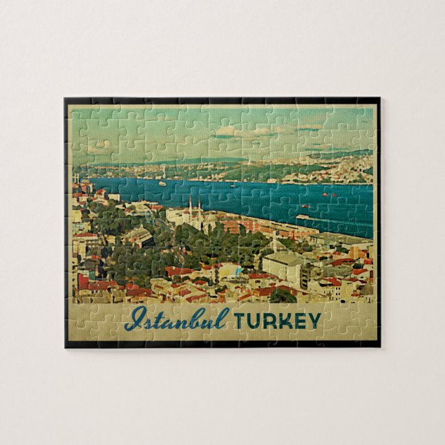 Puzzle Istanbul vintage Turquie (Horizontal)
