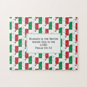 Puzzle ITALIE   Blessed Nation   DRAPEAU ITALIEN