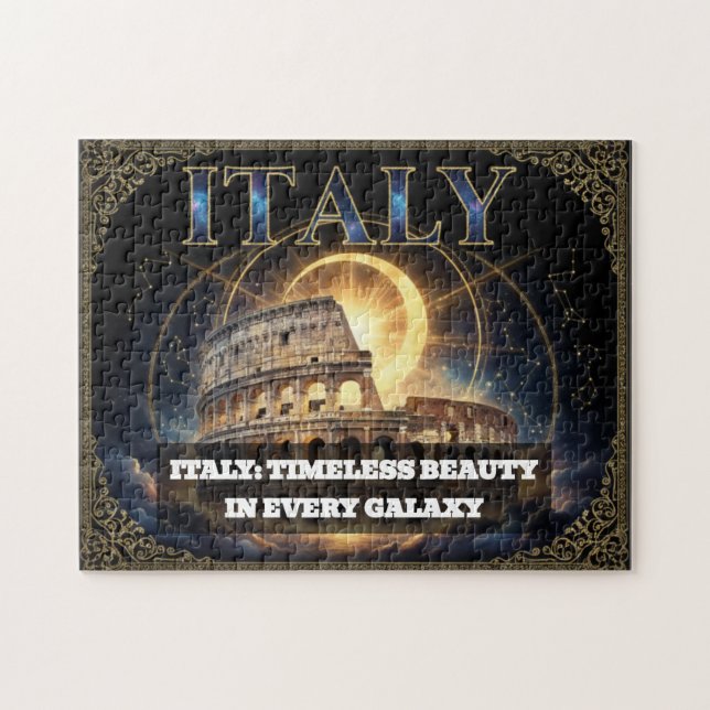 Puzzle Italie cosmique Colossée romain Art céleste (Horizontal)