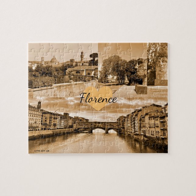 Puzzle Italie customisée Florence Photographie (Horizontal)