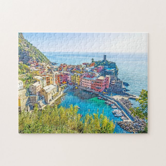 Puzzle Italie pittoresque cinque terre ligurie été (Horizontal)