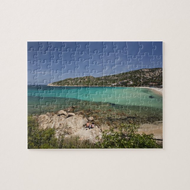 Puzzle Italie, Sardaigne, Basse-Sardaigne. Plage de la st (Horizontal)