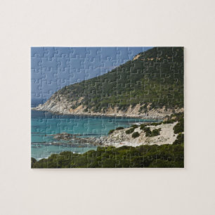 Puzzle Italie, Sardaigne, Solanas. Plage.