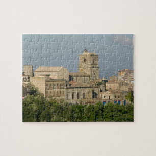 Puzzle Italie, Sicile, Enna, Vue de la ville depuis Rocca