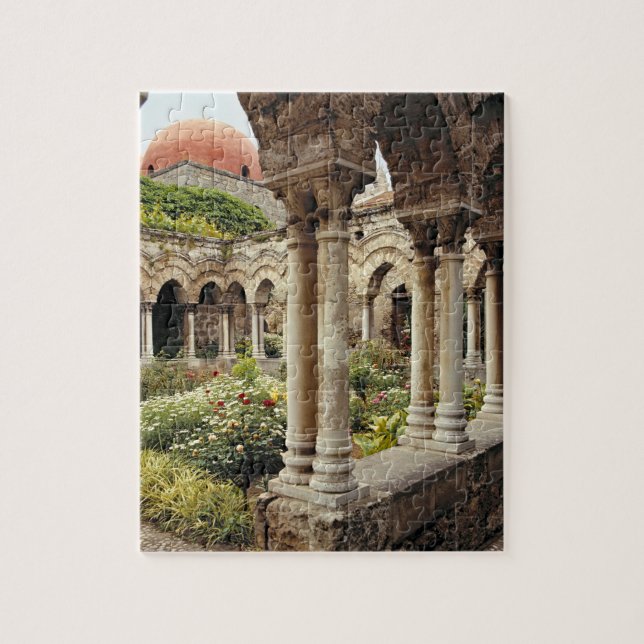 Puzzle Italie, Sicile, Palerme. Les cloîtres survivent en (Vertical)