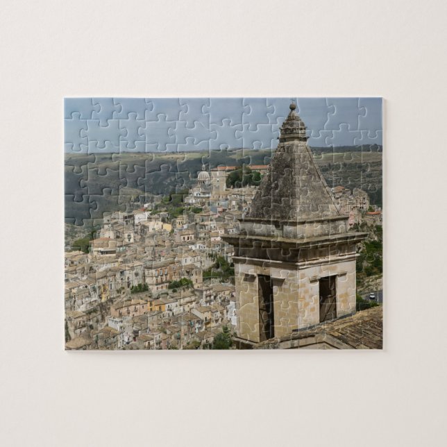 Puzzle ITALIE, Sicile, RAGUSA IBLA : Vue sur la ville et  (Horizontal)