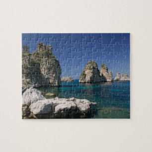 Puzzle Italie, Sicile, Scopello, Rocks de Tonnara