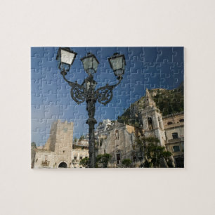 Puzzle ITALIE, Sicile, TAORMINE : Piazza iX Aprile, San