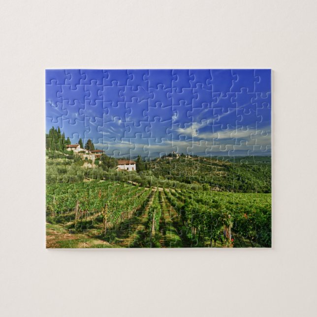 Puzzle Italie, Toscane, Greve. Les vignobles de Castello (Horizontal)