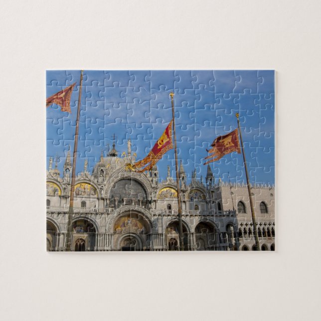 Puzzle Italie, Venise, Basilique Saint-Marc sur la place  (Horizontal)