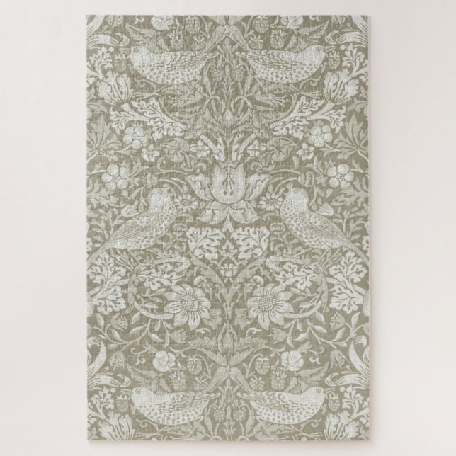 Puzzle Ivory, Thief fraise, William Morris (Vertical)