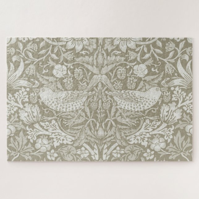 Puzzle Ivory, Thief fraise, William Morris (Horizontal)