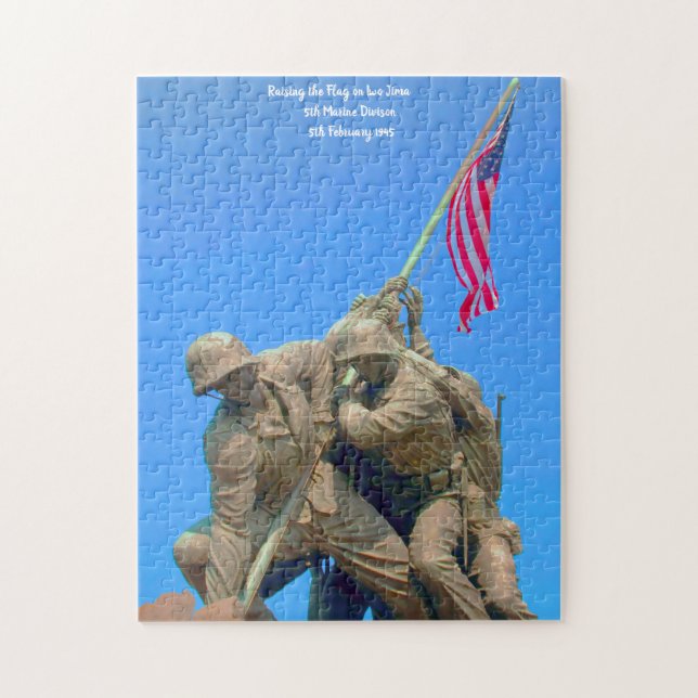 Puzzle Iwo-Jima 5e division de marines 5/02/1945 (Vertical)