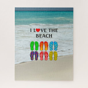 Puzzle J'adore la plage,