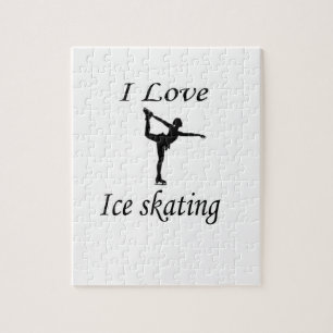 Puzzle J'adore le patinage sur glace