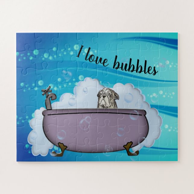 Puzzle J'adore les bulles (Horizontal)