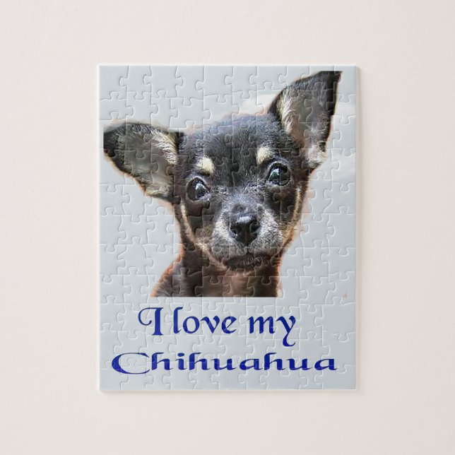 Puzzle J'adore mon Chihuahua (Vertical)