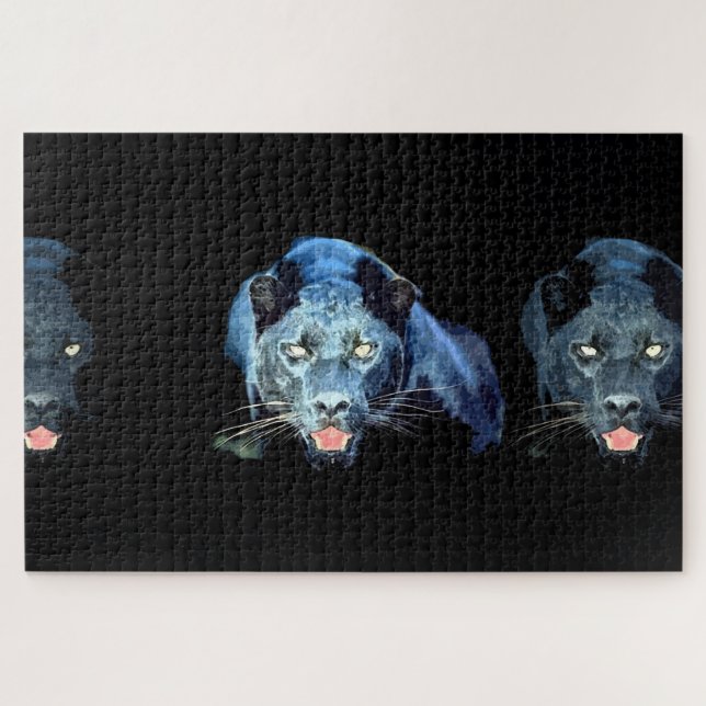 Puzzle Jaguar - Les grands chats des animaux sauvages (Horizontal)