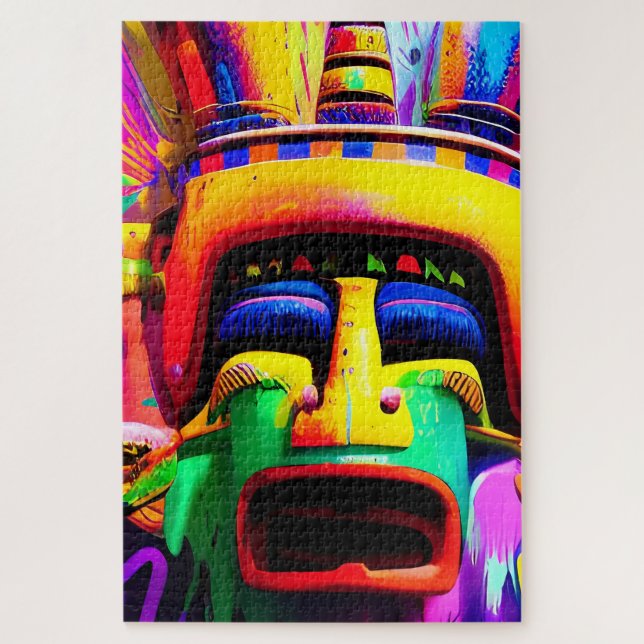 Puzzle J'ai rencontré le sorcier-docteur Ken Gage Imagina (Vertical)