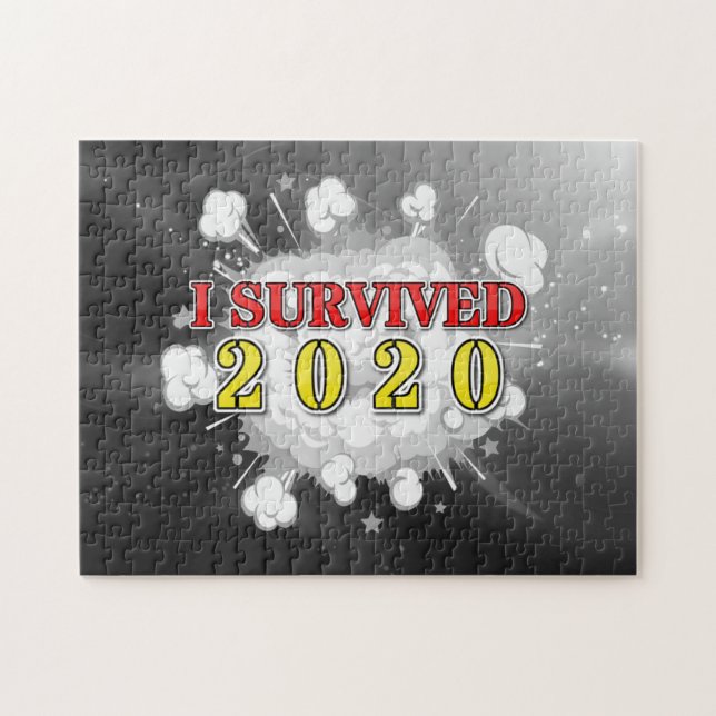 Puzzle J'ai survécu à l'explosion de 2020 (Horizontal)