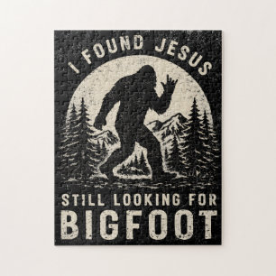 Puzzle J'ai trouvé Jésus mais je cherche toujours Bigfoot