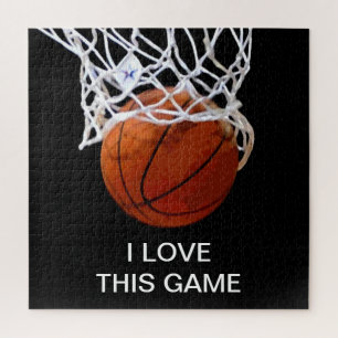 Puzzle J'Aime Ce Jeu Basketball Art Sports