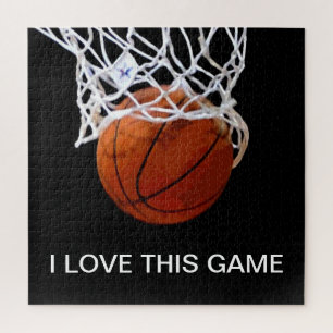 Puzzle J'Aime Ce Jeu Basketball Art Sports